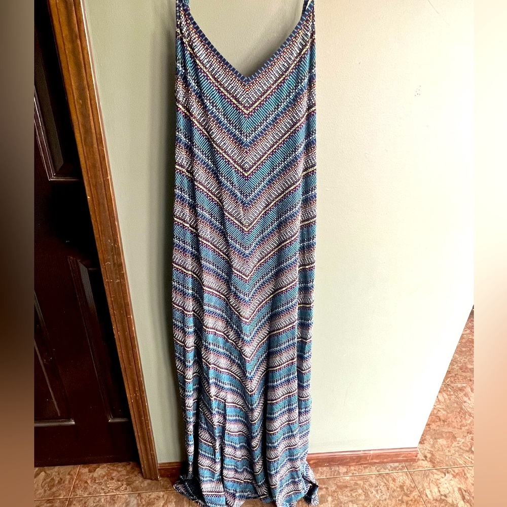 NWT!! gap, multicolor, fun, print maxi dress
